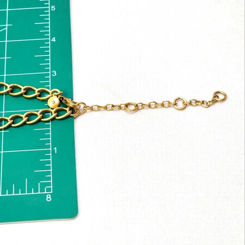 J. Crew Gorgeous Gold, Blue And White Statement Necklace
